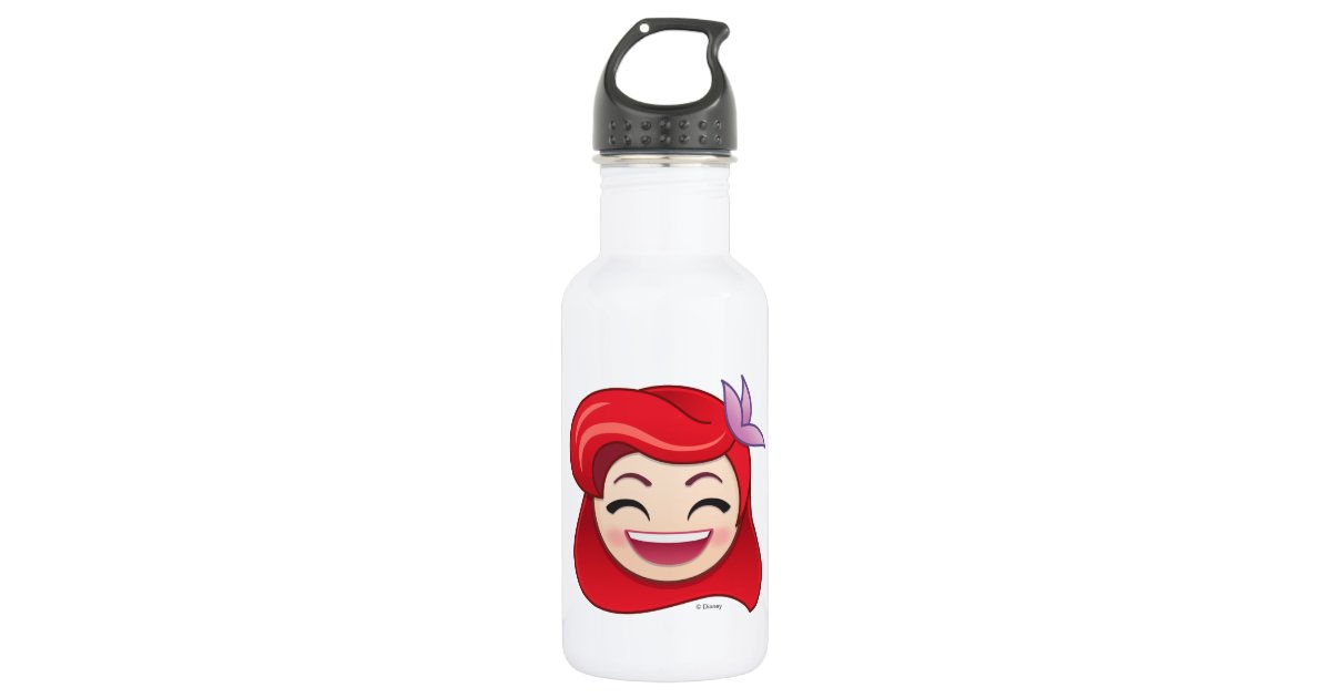 Little Mermaid Emoji Princess Ariel Happy Water Bottle Zazzle Com Uh, merpeople are people, too! zazzle
