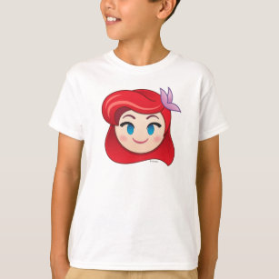 Little Mermaid Emoji   Princess Ariel T-Shirt