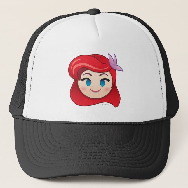Little Mermaid Emoji | Princess Ariel Trucker Hat (Front)