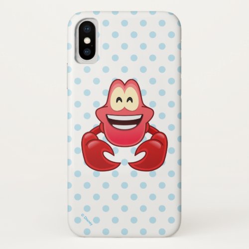 Little Mermaid Emoji  Sebastian iPhone X Case