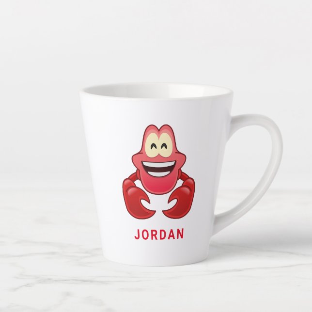 Little Mermaid Emoji | Sebastian Latte Mug (Right)