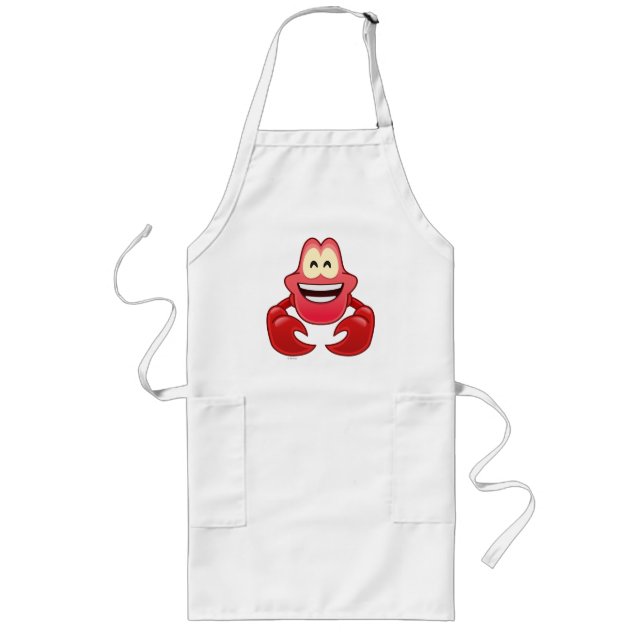 Little Mermaid Emoji | Sebastian Long Apron (Front)