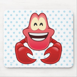 Little Mermaid Emoji   Sebastian Mouse Pad