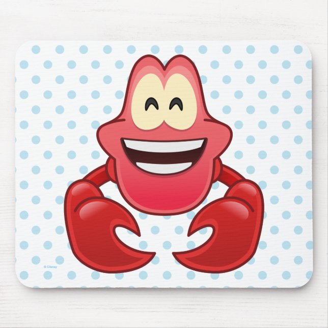 Little Mermaid Emoji | Sebastian Mouse Pad (Front)