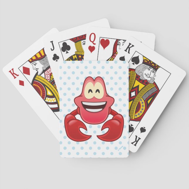 Little Mermaid Emoji | Sebastian Playing Cards (Back)