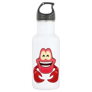 Little Mermaid Emoji Sebastian Stainless Steel Water Bottle