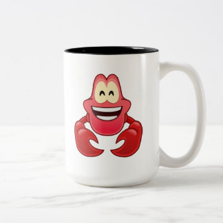 Little Mermaid Emoji | Sebastian Two-Tone Coffee Mug