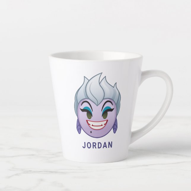Little Mermaid Emoji | Ursula Latte Mug (Right)