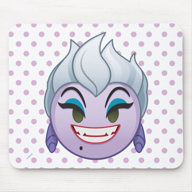 Little Mermaid Emoji | Ursula Mouse Pad (Front)