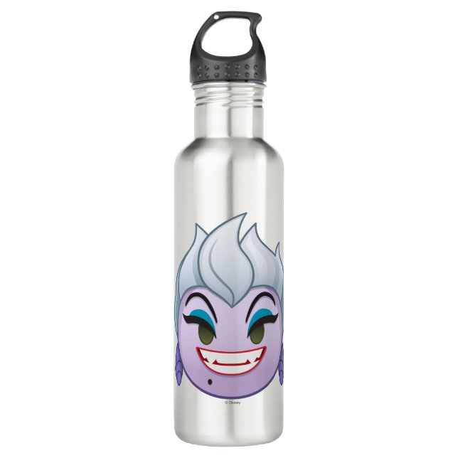 Little Mermaid Emoji | Ursula Water Bottle (Front)