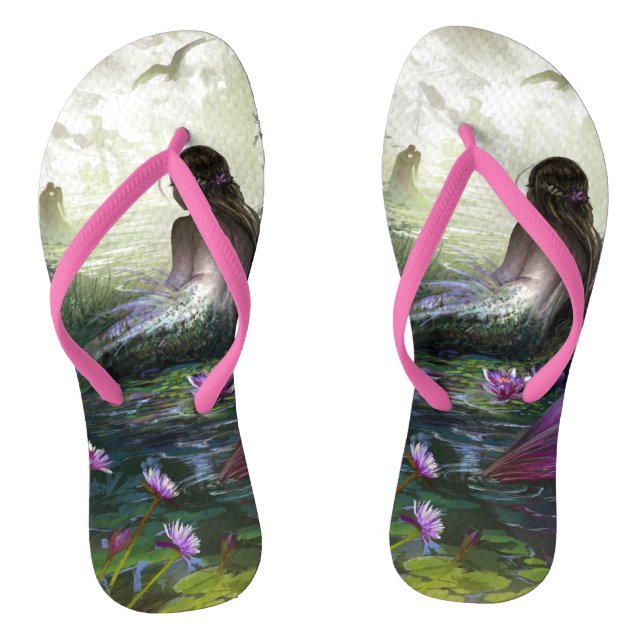 Little Mermaid Flip Flops (Footbed)