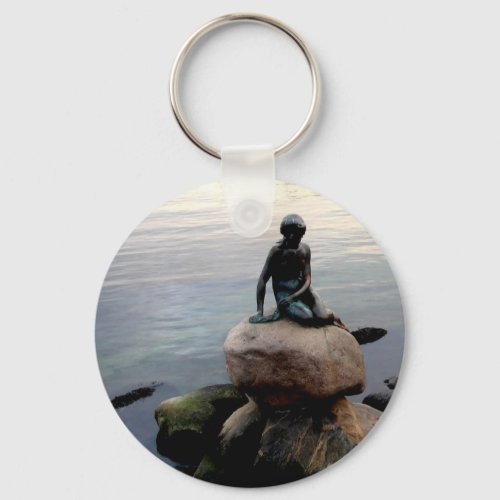 little mermaid keychain