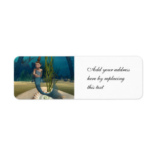 Little Mermaid Label
