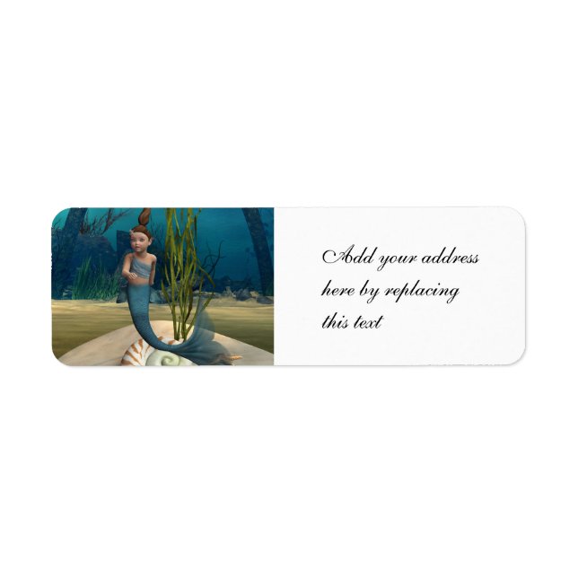 Little Mermaid Label (Front)
