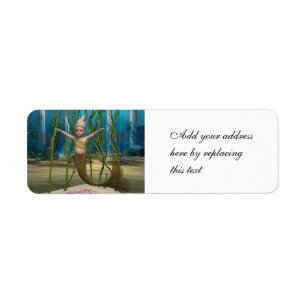 Little Mermaid Label