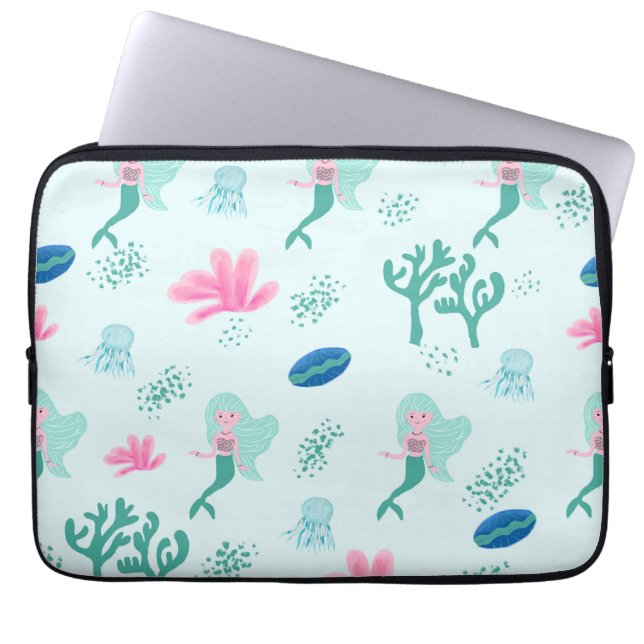 little mermaid laptop sleeve (Front)