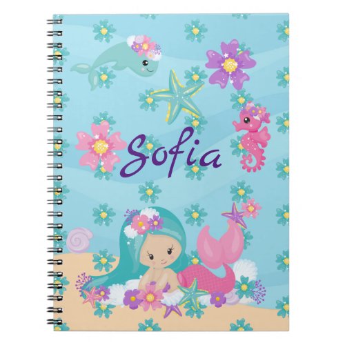 little mermaid  notebook