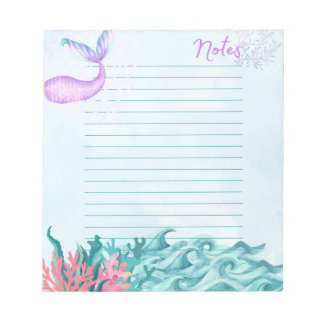 Little Mermaid Notepad