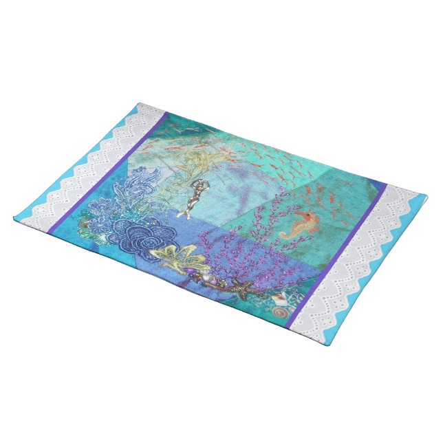 Little Mermaid Placemat (On Table)