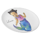 Little Mermaid Plate customized with name (Right Side)