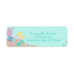 Little Mermaid Return Label Blonde