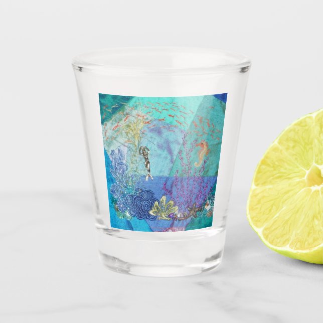 Little Mermaid Shot Glass (Front)