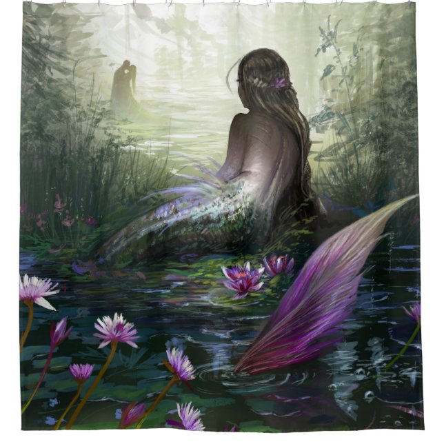 Little Mermaid Shower Curtain (Front)