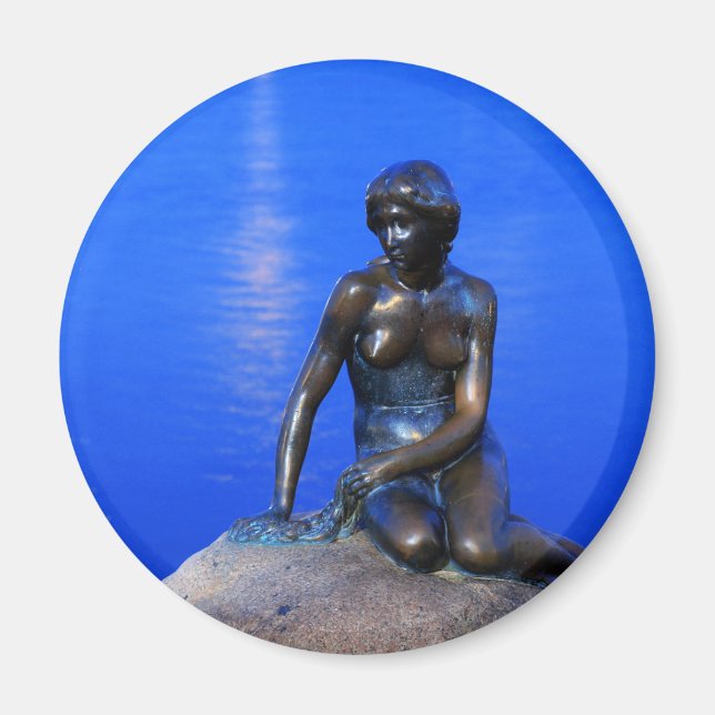 Little mermaid statue, Copenhagen, Denmark Magnet (Front)