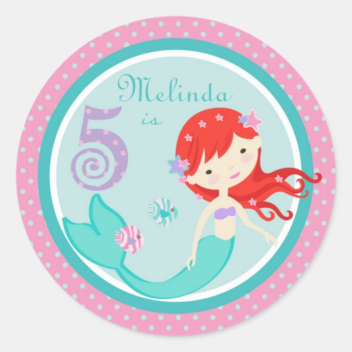 Little Mermaid Sticker Auburn 5