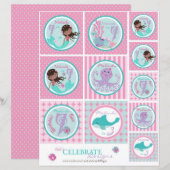 Little Mermaid Topper Template AA7 (Front/Back)