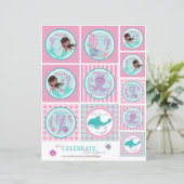 Little Mermaid Topper Template AA7 (Standing Front)