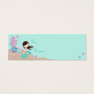 Little Mermaid TY Gift Tag S Brunette