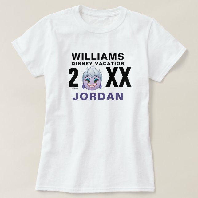 Little Mermaid | Ursula - Family Vacation T-Shirt (Design Front)