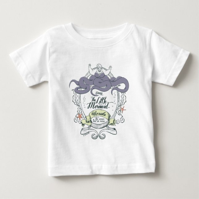 Little Mermaid | Ursula - The Ocean Will Be Mine Baby T-Shirt (Front)