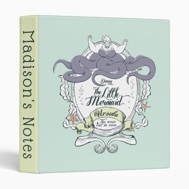 Little Mermaid | Ursula - The Ocean Will Be Mine Binder (Front/Spine)