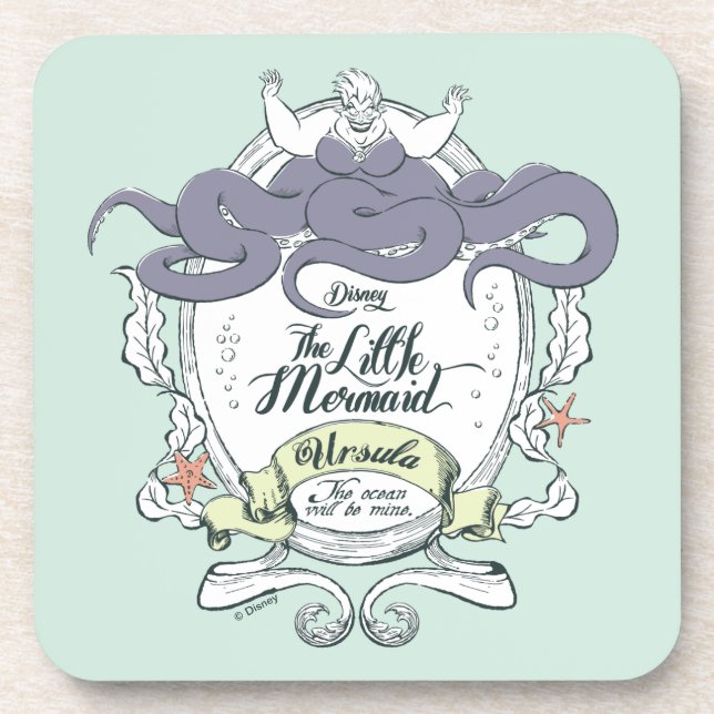 Little Mermaid | Ursula - The Ocean Will Be Mine Coaster (Front)