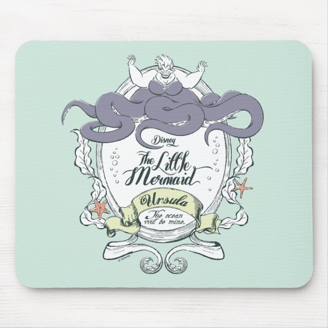 Little Mermaid | Ursula - The Ocean Will Be Mine Mouse Pad (Front)