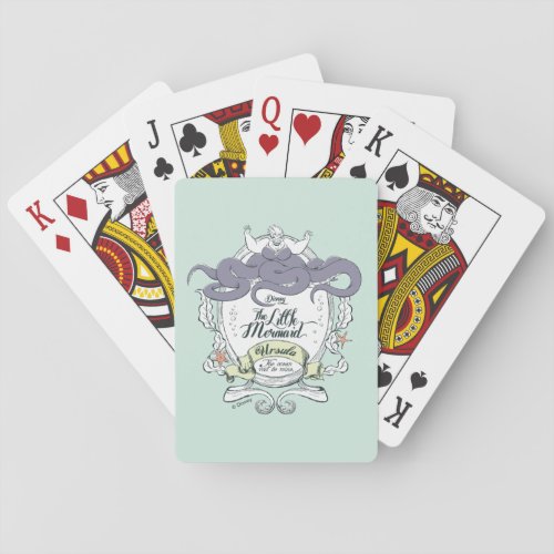 Little Mermaid  Ursula _ The Ocean Will Be Mine Poker Cards