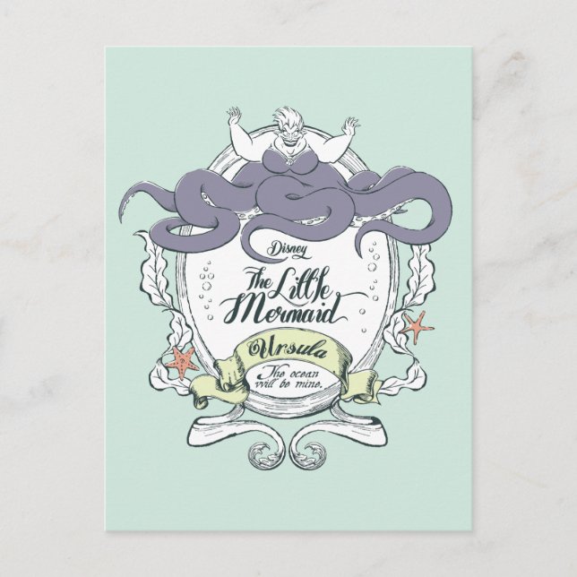 Little Mermaid | Ursula - The Ocean Will Be Mine Postcard (Front)