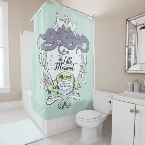 Little Mermaid  Ursula _ The Ocean Will Be Mine Shower Curtain