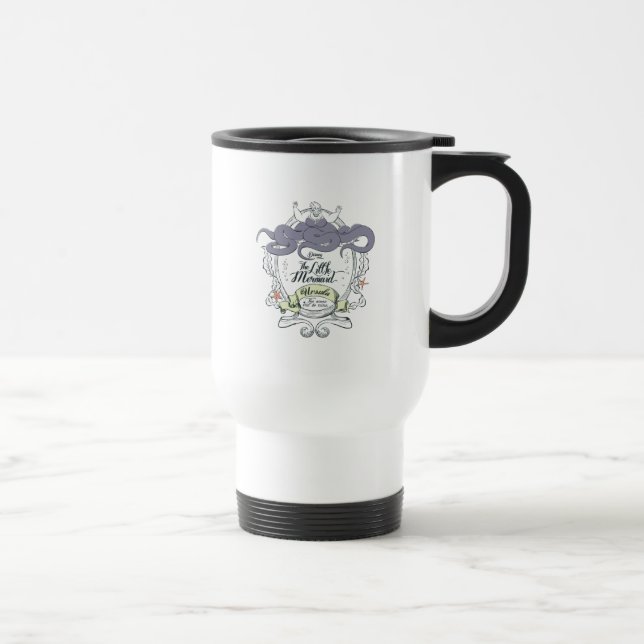 Little Mermaid | Ursula - The Ocean Will Be Mine Travel Mug (Right)