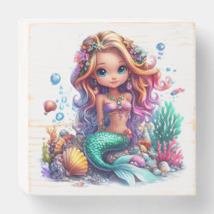 Little Mermaid Wooden Box Art 