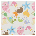 Little Mermaids and Sea Creatures Fabric