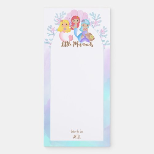 Little Mermaids Magnetic Notepad NP_017