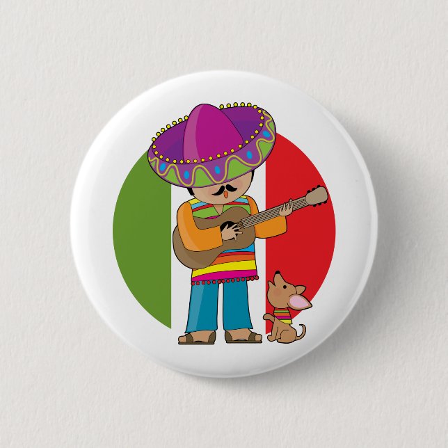 Little Mexico Pinback Button (Front)