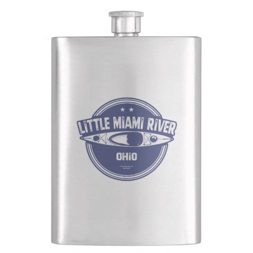 Little Miami River Ohio Kayaking Flask