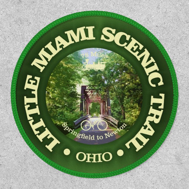 Little Miami Scenic Trail (cycling c) Patch (Front)