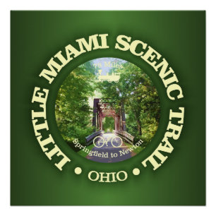 Little Miami Scenic Trail (cycling c) Poster