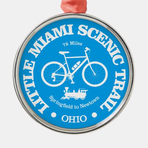 Little Miami Scenic Trail cycling Metal Ornament