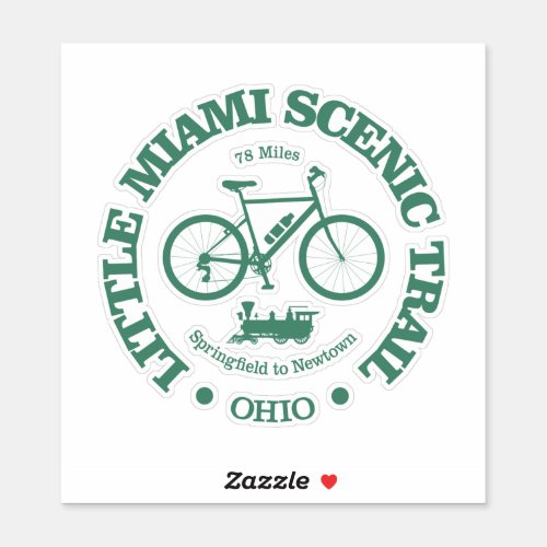 Little Miami Scenic Trail cycling Sticker